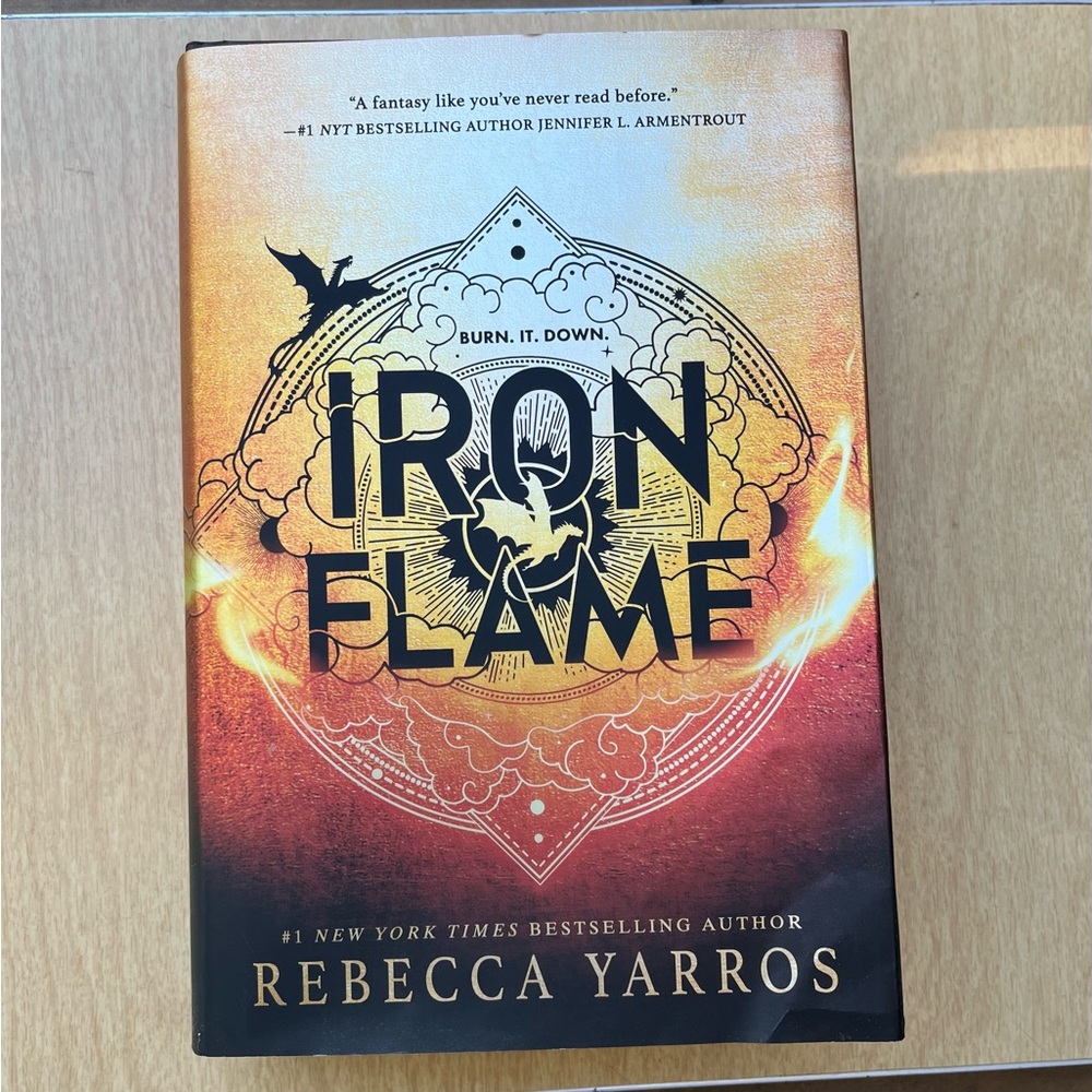 Iron Flame Hardcover Book 2 Of Empyrean Series by Rebecca Yarros